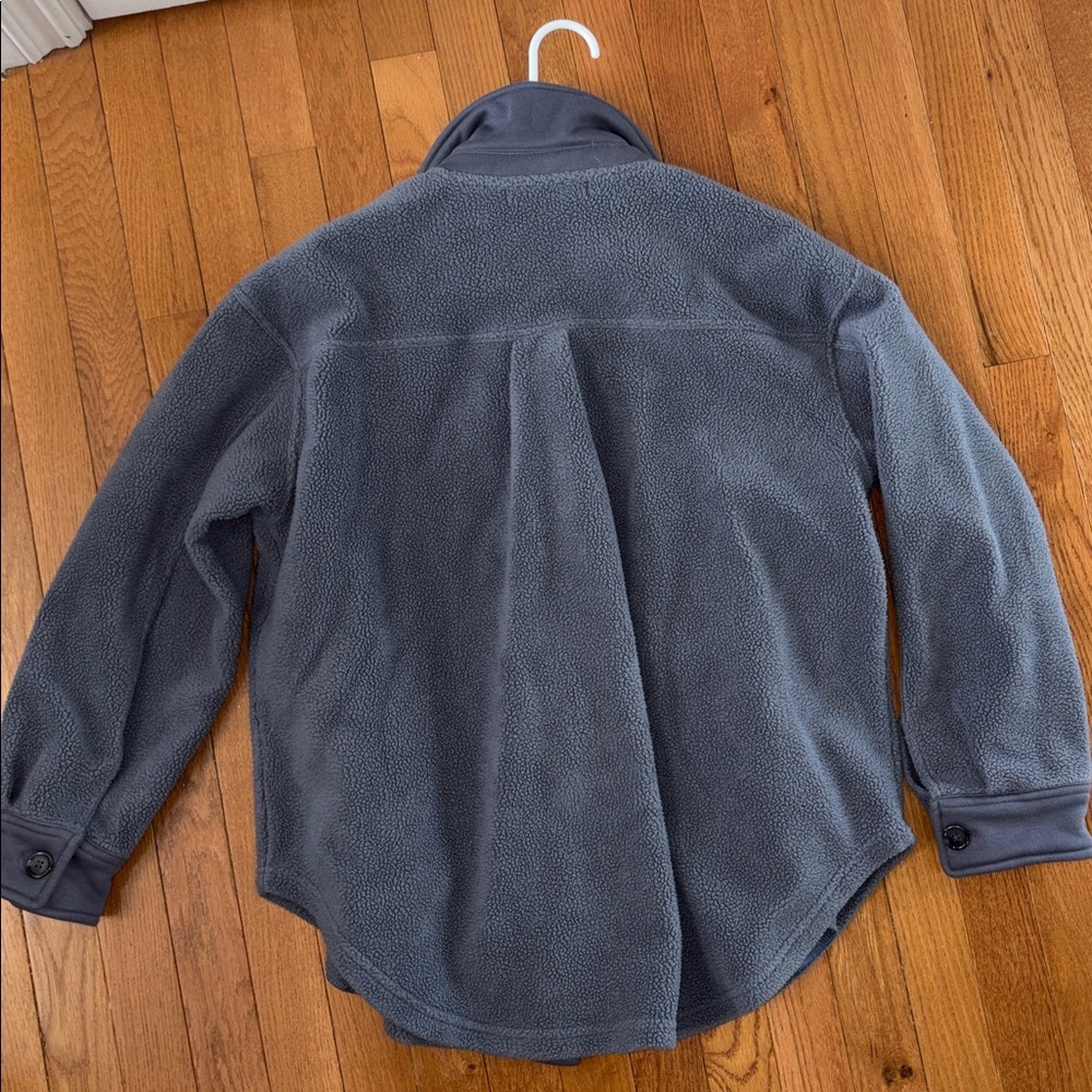 English Factory Shacket Size Small Oversized Jacket Button Up - Picture 6 of 6